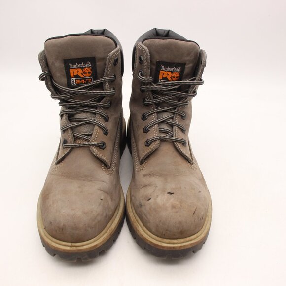 Timberland PRO 6-Inch Direct Attach Work Boots Men\'s 9 M Gray Steel Toe Lace Up main image 8